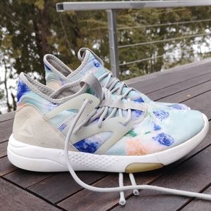 Reebok flowered sneakers